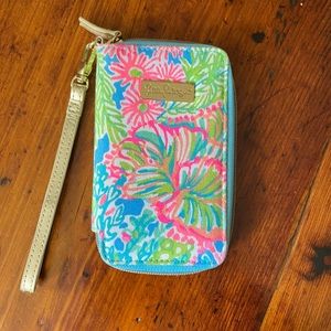 Lily Pulitzer wristlet wallet